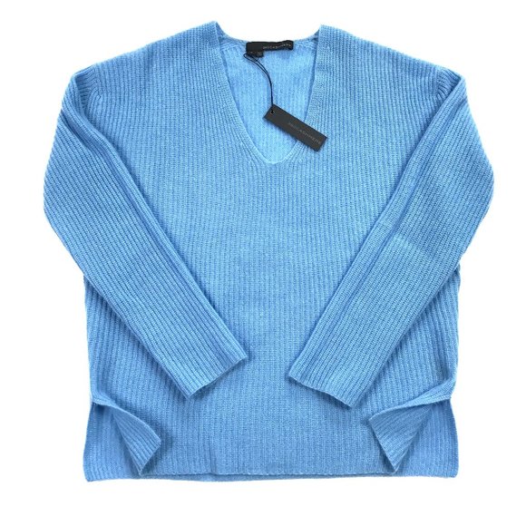 360 Cashmere Sweaters - NWT 360 cashmere v neck blue sweater